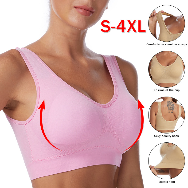 Underwire Bra Padded - Сексуальный женский бюстгальтер больших размеров, бесшовный