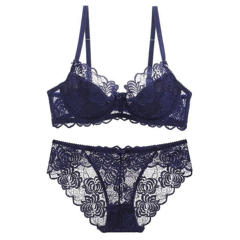 Cotton Bra Everyday - Комплект женского кружевного нижнего белья, привлекательное