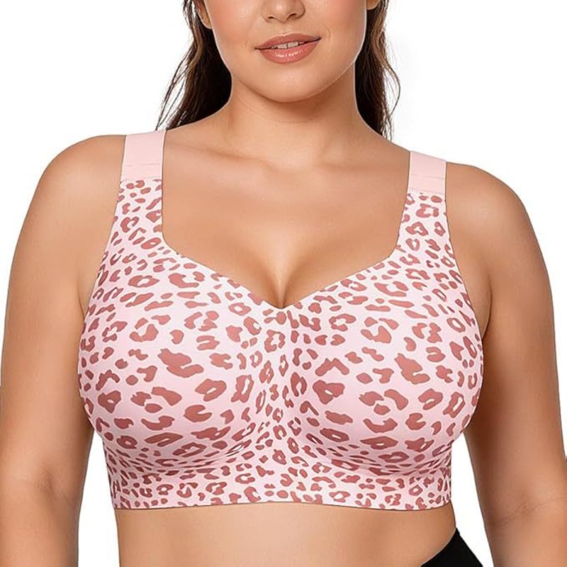 Plunge Bra Push Up - Бюстгальтеры Leopard Jelly без косточек, пуш-ап,