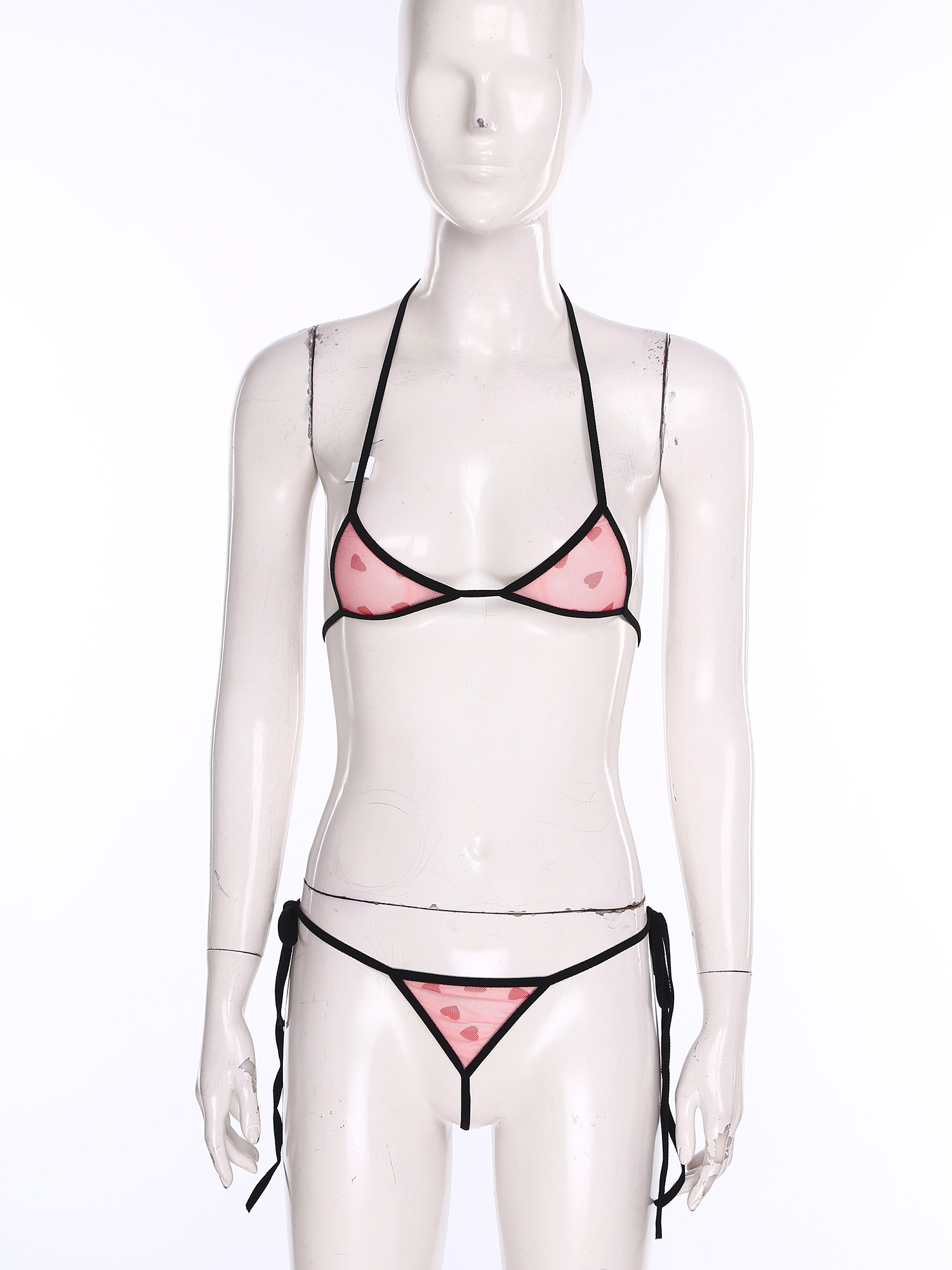 Женское микро-мини-бикини, ком – обзор и цена Sheer Bra Lace