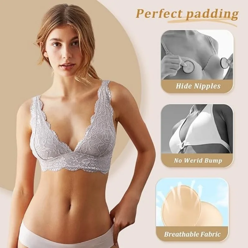 2/20 шт. съемные губчатые поду – обзор и цена Push Up Bra Silicone