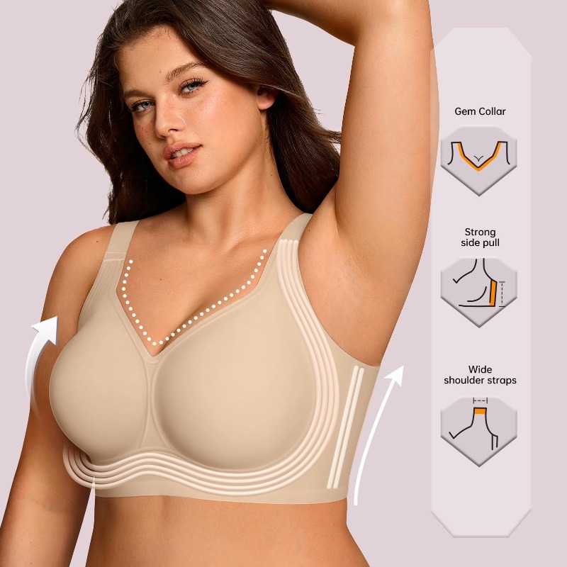 Бесшовный поддерживающий бюстг – обзор и цена Plunge Bra Push Up