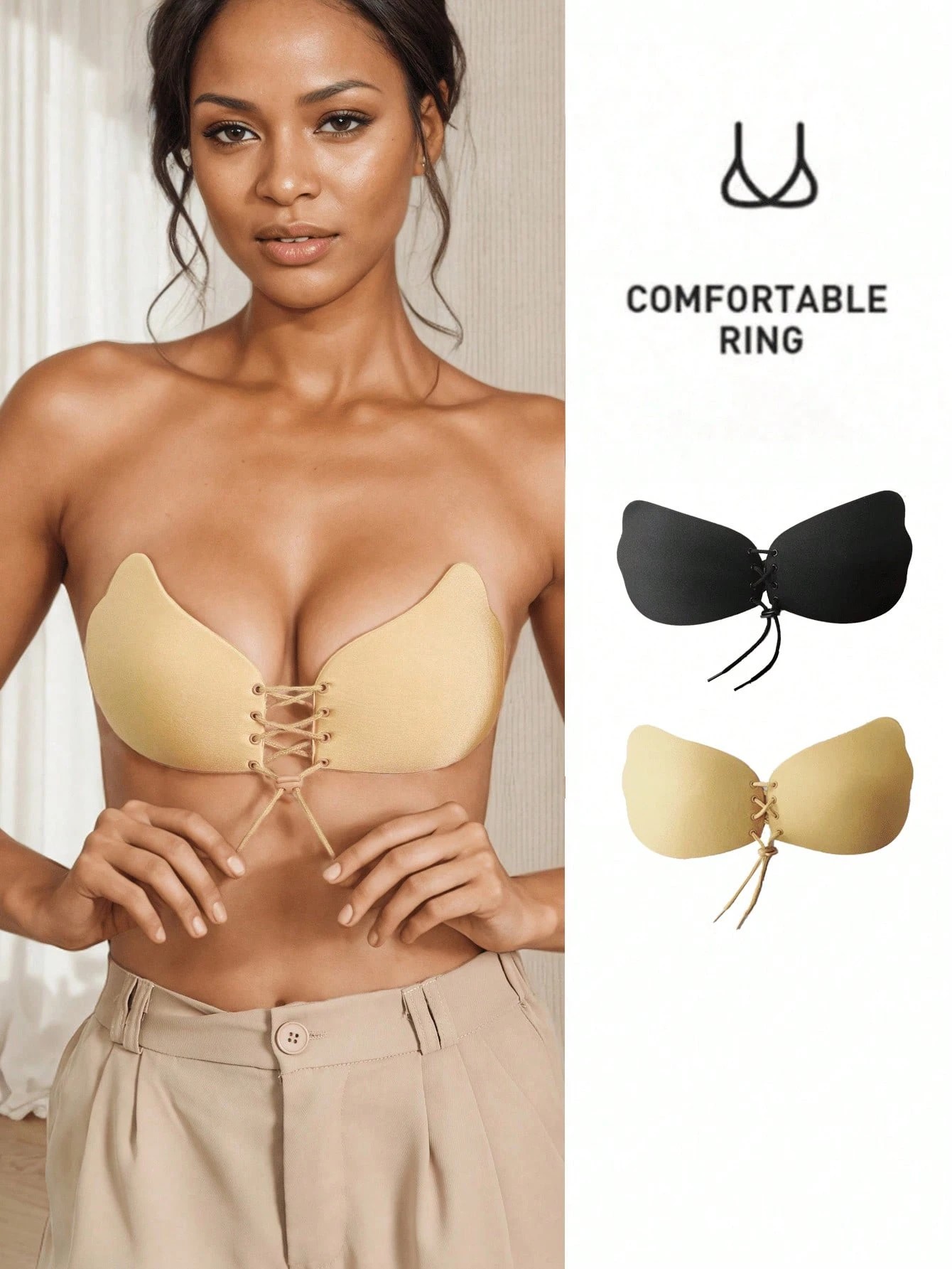 1 шт. липкий бюстгальтер, бюст – обзор и цена Backless Bra Sticky