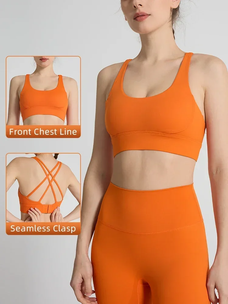 Сплошной цвет женский спортивн – обзор и цена Sports Bra Racerback